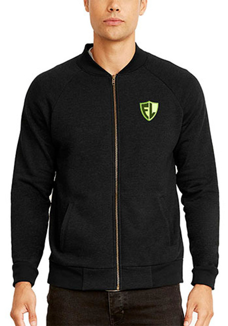 Next Level Unisex Heathered Fleece Bomber Jackets