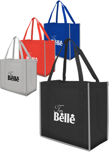 Reflective Large Grocery Tote Bags