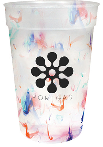 17 oz. Rainbow Confetti Mood Cups