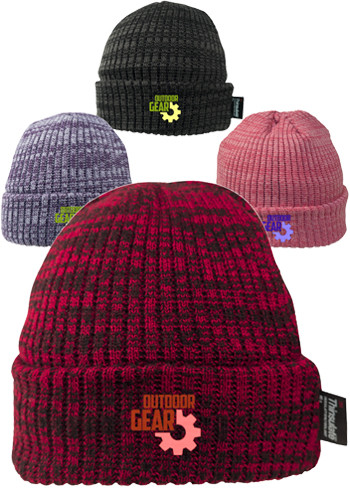 3M Thinsulate Marble Beanies With Fleece Lining