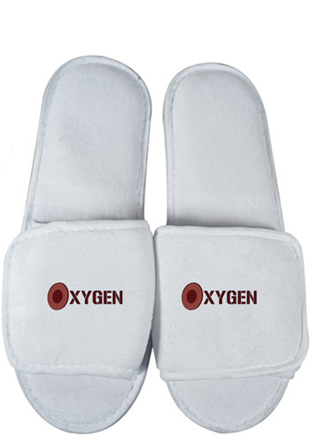Coral Plush Slippers With Velcro Opening