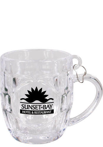 Clear Beer Mug Medallions