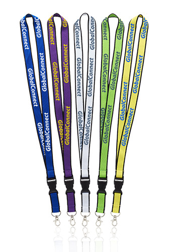 Athletic Two-Tone Polyester Lanyards