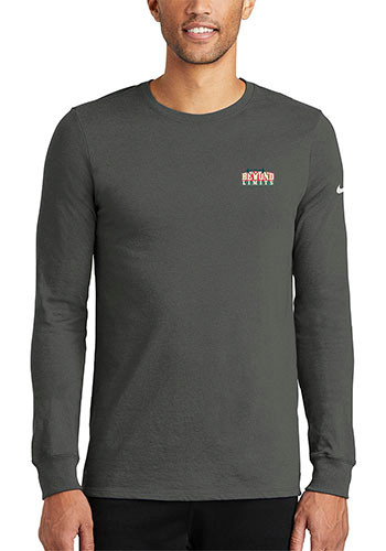 Nike Dri FIT Cotton Poly Long Sleeve Tees
