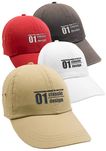 Unconstructed Washed Cotton Twill Polo Caps