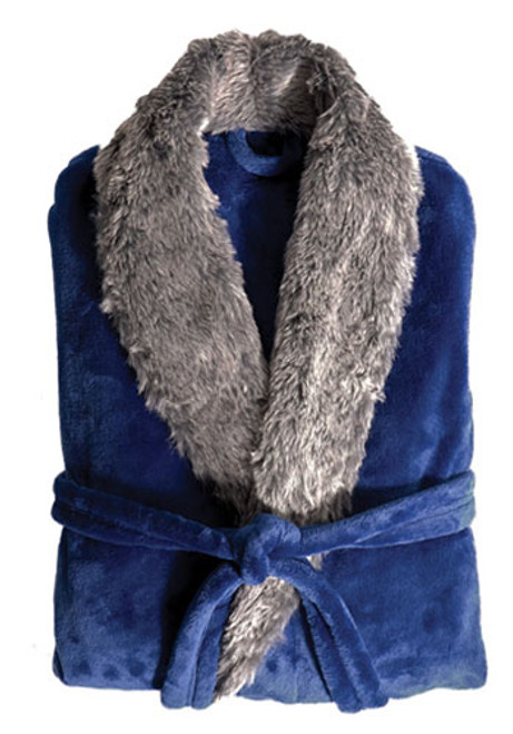 Plush Robes with Fur Plush Robes with Fur