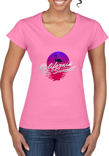 Gildan Softstyle Ladies V-Neck Tees