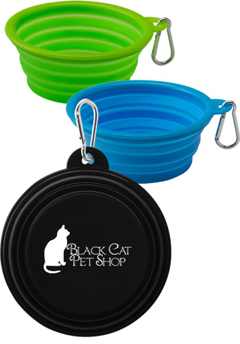 Collapsible Silicone Pet Bowls