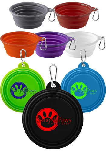 Collapsible Silicone Pet Bowls