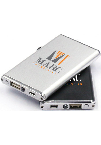 3000 mAh Aluminum Slim Power Banks UL Certified