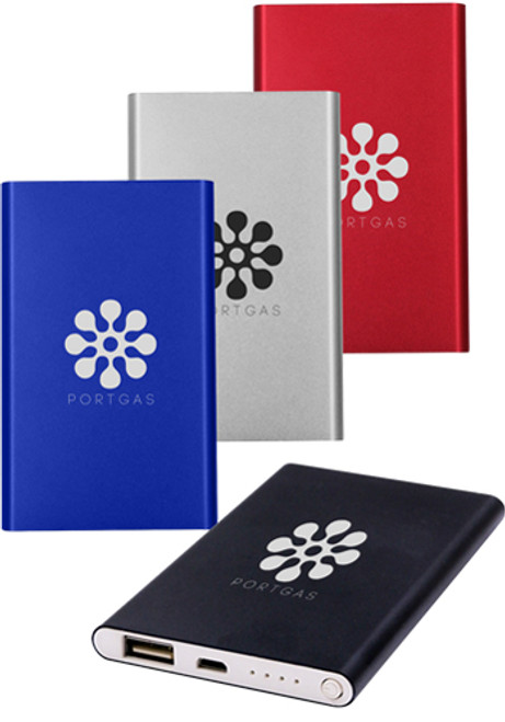 4000 mAh Slim Aluminum Power Banks 4000 mAh Slim Aluminum Power Banks