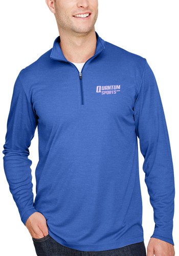 Team 365 Mens Zone Sonic Heather Quarter-Zip