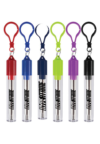 Collapsible Stainless Steel Straw Kit