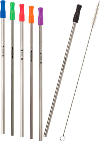 Stainless Steel Straws With Cleaning Brush 