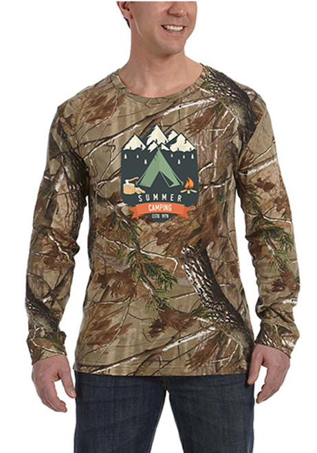 Code Five Men's Realtree Camo Long-Sleeve T-Shirts