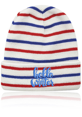 Caribou Striped Knitted Beanies
