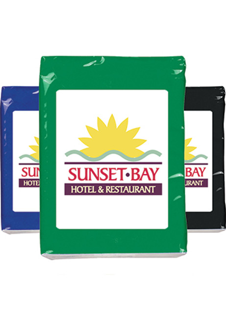 Full Color Mini Tissue Packets Full Color Mini Tissue Packets