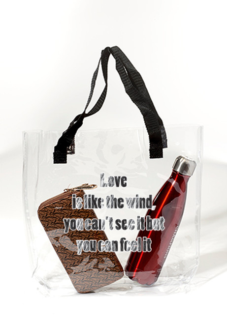 Savanna Clear Plastic Tote Bags