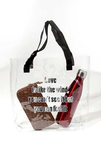 Savanna Clear Plastic Tote Bags