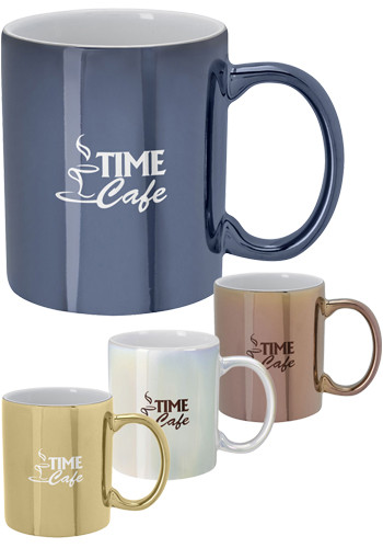 12 oz Iridescent Ceramic Mugs