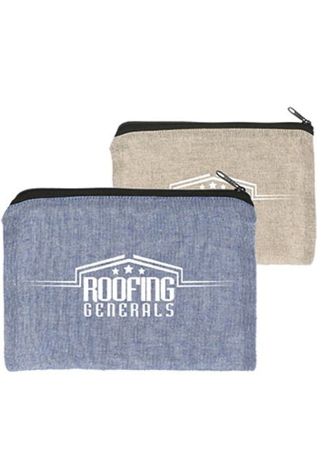 Recycled 5oz Cotton Twill Pouches