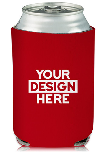 Collapsible Can Cooler Heart Live Laugh Love Print
