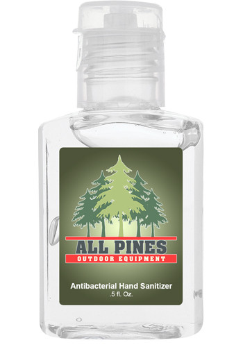 0.5 Oz. Hand Sanitizers In Clear Bottles