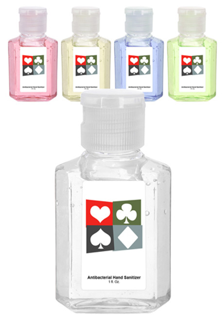1 Oz. Hand Sanitizers In Clear Bottles