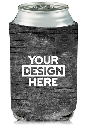 Collapsible Can Coolers Breast Cancer Ribbon Print