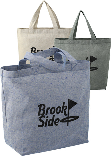 Recycled 5 oz Cotton Twill Grocery Totes