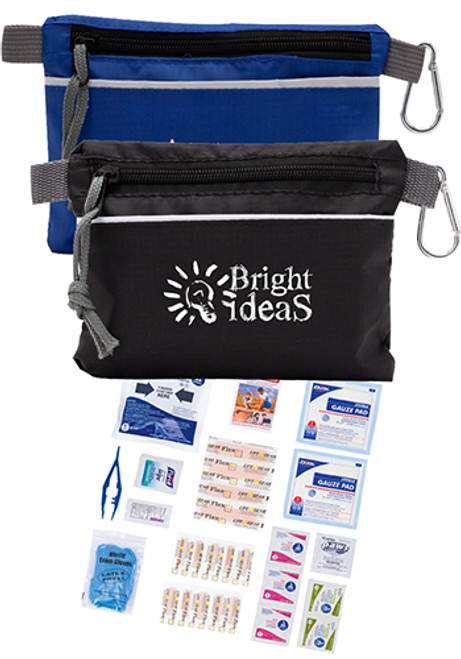 Premium First Aid Kit in Zippered Pouch