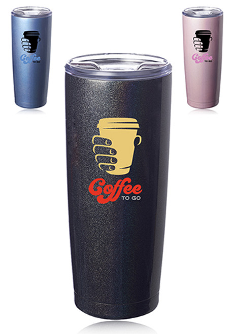 20 oz. Iridescent Pipette Stainless Steel Tumblers