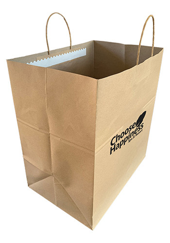 12 x 14.5 Inch Tamper Evident Shopping Bags