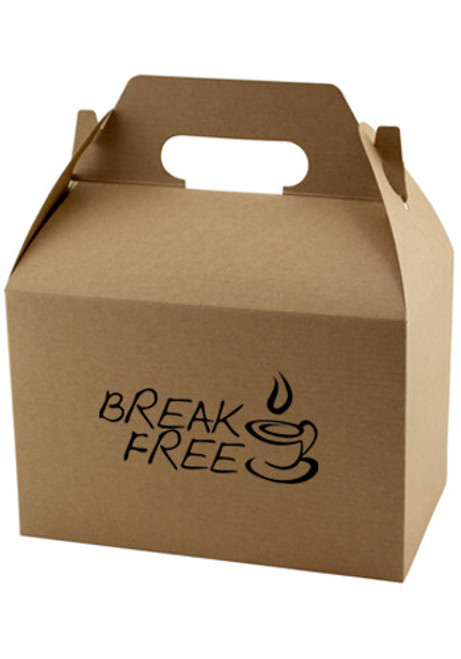 8 x 5.25 Inch Natural Kraft Gable Boxes