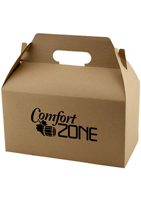 9.5 x 5 Inch Natural Kraft Gable Boxes
