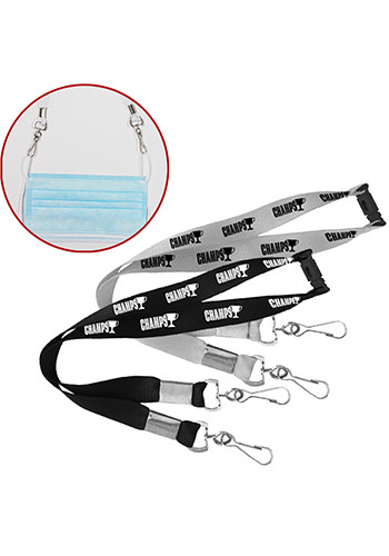 Youth Mask Polyester Lanyards