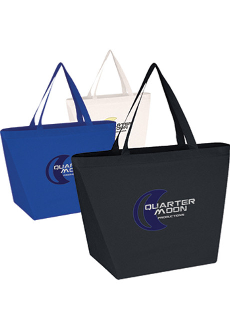 Antimicrobial Non-Woven Shopper Tote Bags
