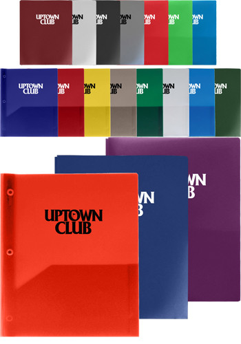 Three Prong Twin Pocket Presentation Folder