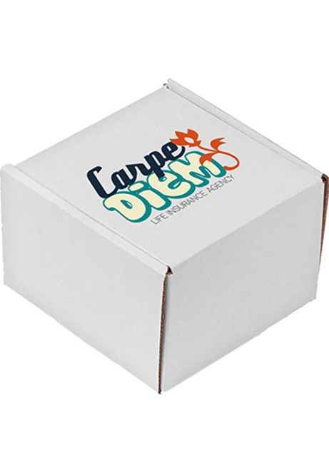 Small Full Color White Matte Corrugated Mailer Box