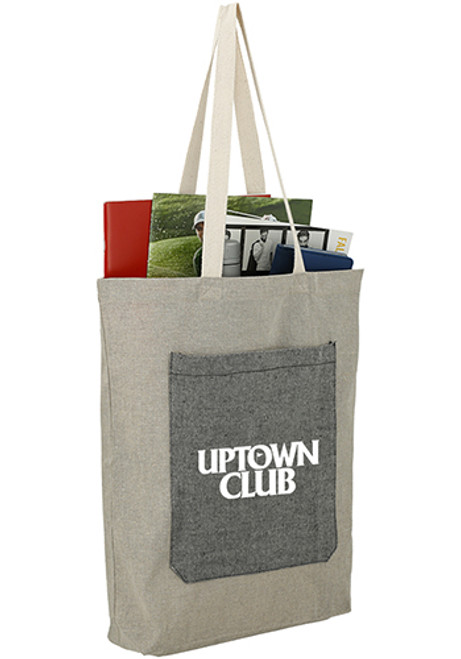 Recycled Cotton Pocket Tote Bag