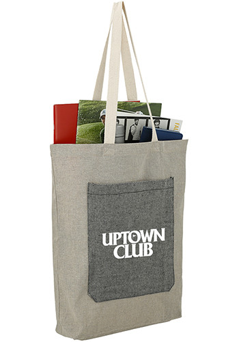 Recycled Cotton Pocket Tote Bag