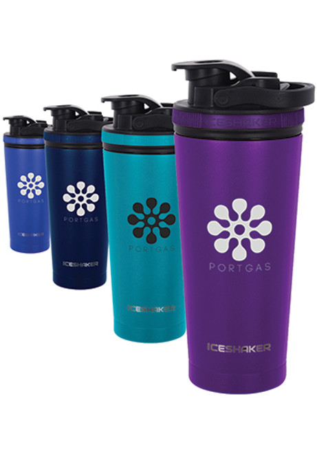26 oz Stainless Steel Ice Shaker Bottle 26 oz Stainless Steel Ice Shaker Bottle