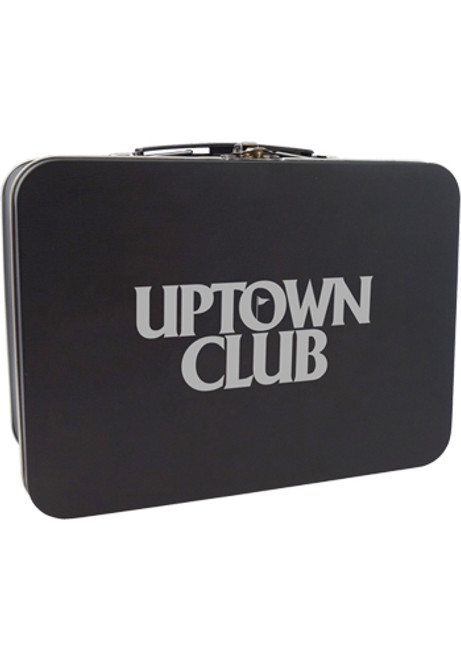 Matte Black Retro Lunch Box