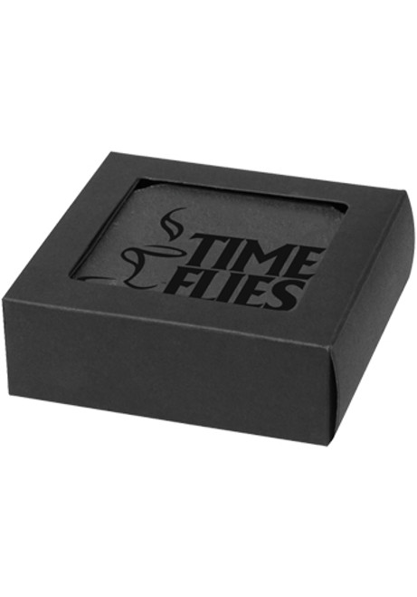 Round Slate Coaster Set