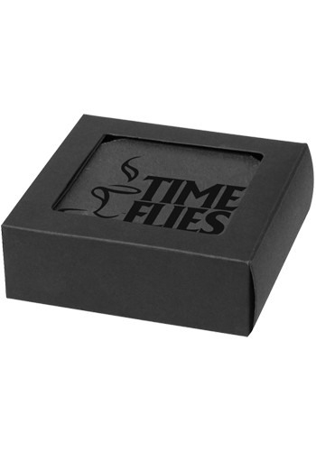 Round Slate Coaster Set