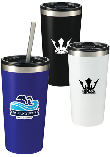 16 oz Thor Tumbler with Straw