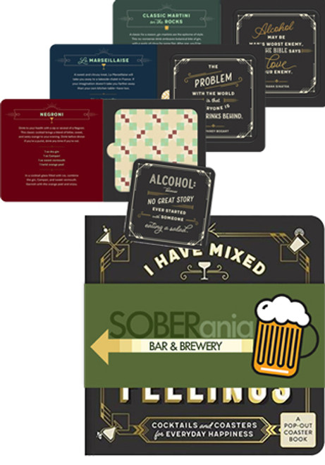 I Have Mixed Drinks About Feelings Coaster Book