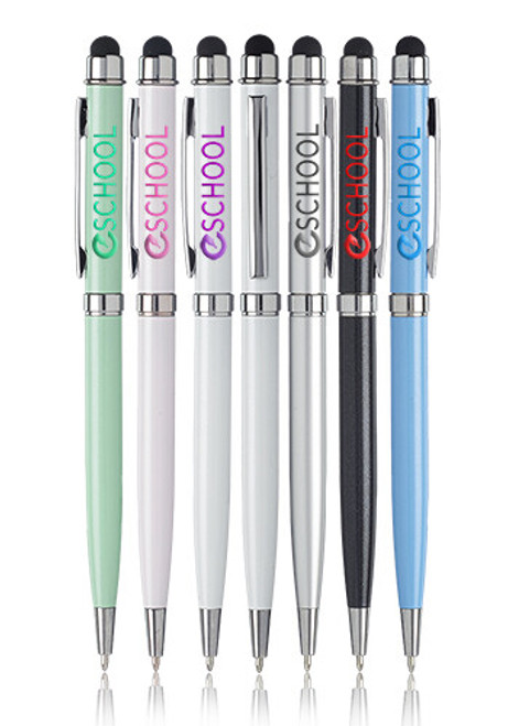 Slim Executive Metal Pen with Stylus