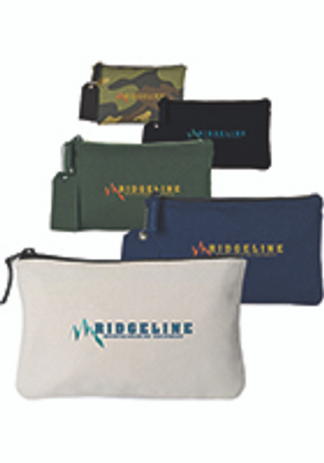 Avery Cotton Zippered Pouch