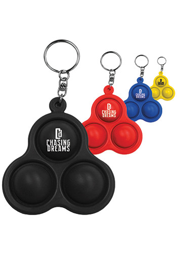 Pop 3 Bubbles Keychain